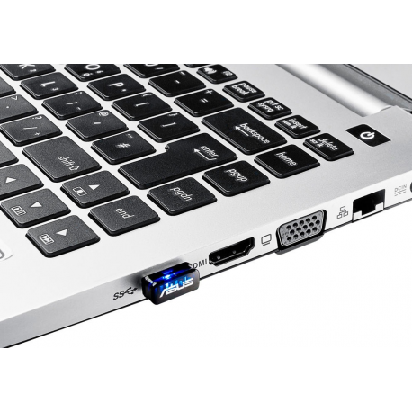 ASUS USB-N10 NANO - Network adapter - USB 2.0 - 802.11b/g/n - 1