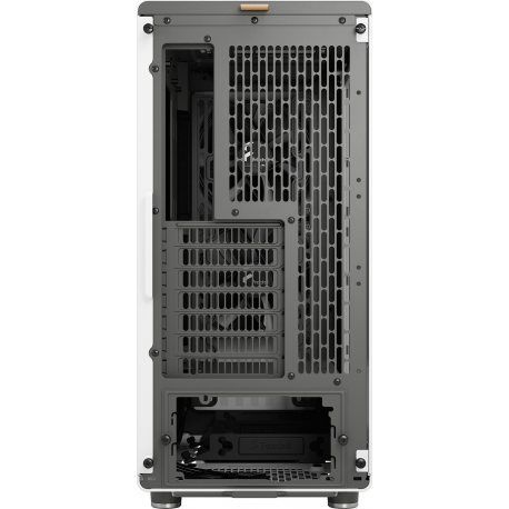 Fractal Design North - Mid tower - ATX - windowed side panel (tempered glass) - no power supply (ATX) - chalk white - USB / Audio - 5