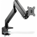 DIGITUS DA-90426 - Mounting kit (desk clamp mount, gas cylinder monitor arm, quick release mechanism) - Gas Spring - for curved / flat panel - plastic, aluminium, steel - black - screen size: 15"-35" - desktop