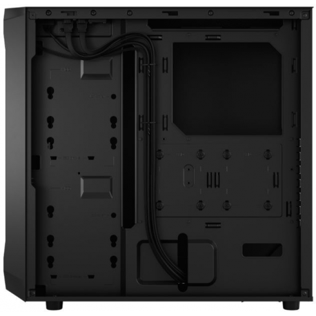 Fractal Design Focus 2 RGB - Tower - ATX - no power supply (ATX) - black solid - USB/Audio - 9