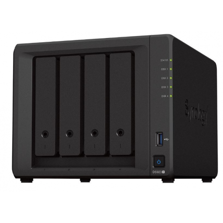 Synology Disk Station DS923+ - NAS server - 4 bays - SATA 6Gb / s / eSATA - RAID 0, 1, 5, 6, 10, JBOD - RAM 4 GB - Gigabit Ethernet - iSCSI support - 0