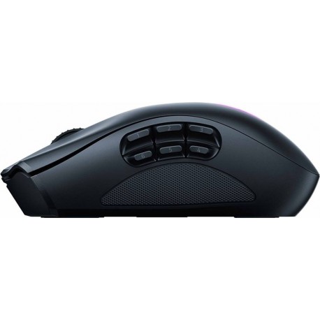 Razer Naga V2 Pro - Mouse - MMO, HyperScroll Pro wheel, gaming - ergonomic - right-handed - optical - 20 buttons - wireless, wired - Bluetooth, 2.4 GHz, USB-C - 3