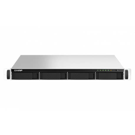 QNAP TS-464U-RP - NAS server - 4 bays - rack-mountable - SATA 6Gb/s - RAID 0, 1, 5, 6, 10, JBOD - RAM 8 GB - 2.5 Gigabit Ethernet - iSCSI support - 1U - 0