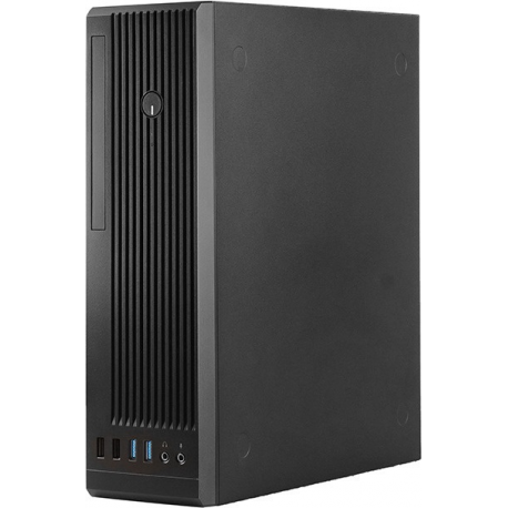 Chieftec UNI Series BE-10B-300 - Tower - micro ATX 300 Watt - black - USB/Audio - 1