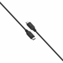 Silicon Power Boost Link LK15CC - USB cable - USB-C (M) to USB-C (M) - USB 2.0 - 1 m - USB Power Delivery (3A, 60W) - black