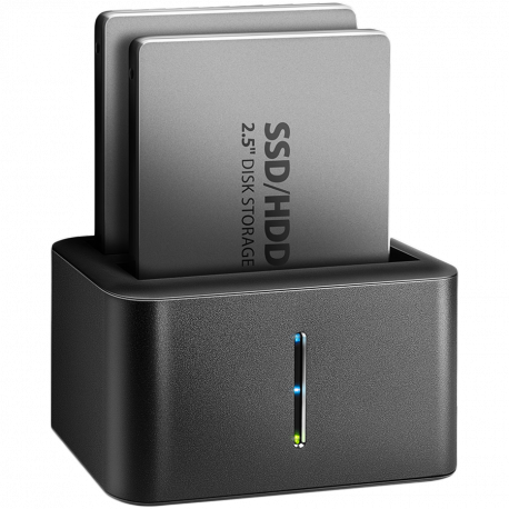 AXAGON ADSA-D25 USB 3.2 Gen 1 - 2x SATA 6G 2.5" SSD/HDD CLONE DUAL MINI dock - 4