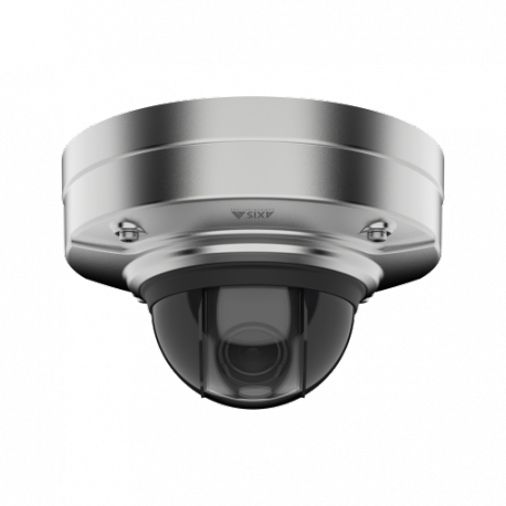 AXIS Q3538-SLVE - Network surveillance camera - dome - outdoor - vandal  /  weatherproof - colour (Day&Night) - 8 MP - 3840 x 2160 - 4K - M25 mount - vari-focal - audio - GbE - MJPEG, H.264, AVC, HEVC, H.265, MPEG-4 Part 10, MPEG-H Part 2 - DC 10 - 28 V  /  PoE Plus Class 4 - 0