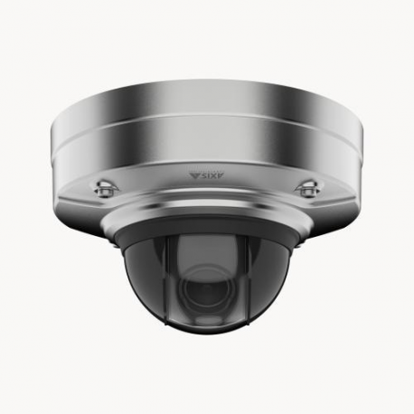AXIS Q3538-SLVE - Network surveillance camera - dome - outdoor - vandal  /  weatherproof - colour (Day&Night) - 8 MP - 3840 x 2160 - 4K - M25 mount - vari-focal - audio - GbE - MJPEG, H.264, AVC, HEVC, H.265, MPEG-4 Part 10, MPEG-H Part 2 - DC 10 - 28 V  /  PoE Plus Class 4 - 4