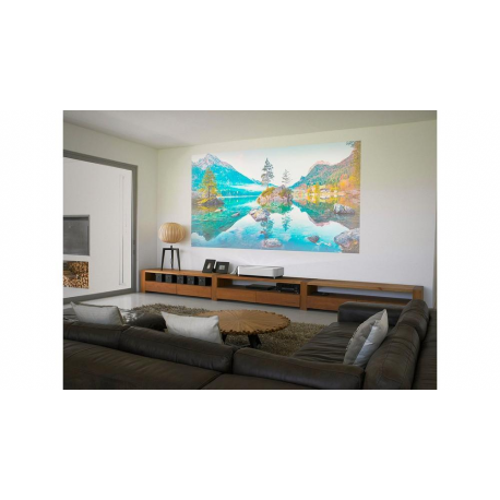 Epson EH-LS800W - 3LCD projector - 4000 lumens (white) - 4000 lumens (colour) - 16:9 - 4K - 802.11ac wireless - black  /  white - Android TV - 11