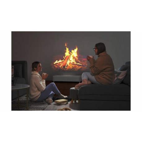 Epson EH-LS800W - 3LCD projector - 4000 lumens (white) - 4000 lumens (colour) - 16:9 - 4K - 802.11ac wireless - black  /  white - Android TV - 12