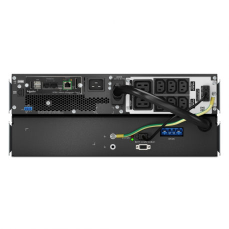 APC Smart-UPS On-Line SRTL2200RM4UXLI-NC - UPS (rack-mountable) (high density) - AC 220/230 V - 1980 Watt - 2200 VA - Lithium Ion - output connectors: 8 - 4U - 1.83 m cord - black with silver front bezel - with APC UPS Network Management Card - 1