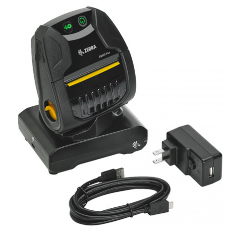 Zebra ZQ320 Plus - Receipt printer - direct thermal - Roll (8 cm) - 203 dpi - up to 101.6 mm/sec - USB 2.0, NFC, Bluetooth 4.0 LE - tear bar - black - 5