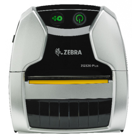 Zebra ZQ320 Plus - Receipt printer - direct thermal - Roll (8 cm) - 203 dpi - up to 100 mm/sec - USB 2.0, NFC, Wi-Fi(ac), Bluetooth 4.2 LE - tear bar - silver - 1