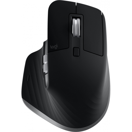 Logitech Master Series MX Master 3S for Mac - Mouse - ergonomic - optical - 7 buttons - wireless - Bluetooth, 2.4 GHz - Logitech Logi Bolt USB receiver - space grey - for Apple MacBook - 0