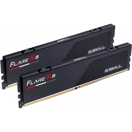 G.Skill Flare X5 - DDR5 - kit - 32 GB: 2 x 16 GB - DIMM 288-pin low profile - 5600 MHz / PC5-44800 - CL36 - 1.2 V - unbuffered - non-ECC - matte black - 2
