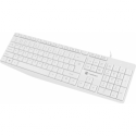 Natec Nautilus - Keyboard - USB - QWERTY - US - white