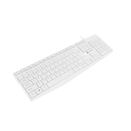 Natec Nautilus - Keyboard - USB - QWERTY - US - white - 3