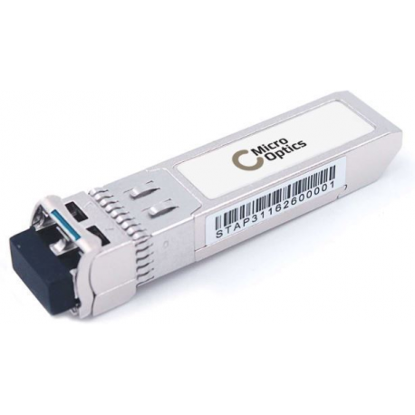 MicroOptics - SFP+ transceiver module (equivalent to: D-Link DEM-431XT-DD) - 10 GigE - 10GBase-SR - up to 300 m - 850 nm - for D-Link xStack DGS-3120-24, DGS-3620-28, DGS-3620-52 - 0
