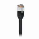 Ubiquiti UISP - Patch cable - RJ-45 (M) to RJ-45 (M) - 3 m - 6 mm - STP - CAT 5e - outdoor, rugged, snagless, stranded copper - black