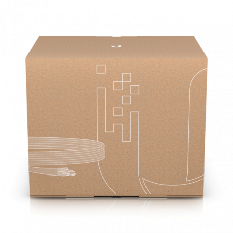 Ubiquiti UISP Cable Carrier - Bulk cable - 305 m - 6.8 mm - STP - CAT 5e - outdoor, solid - black - 1