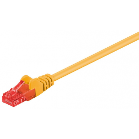 MicroConnect - Network cable - RJ-45 (M) to RJ-45 (M) - 15 m - UTP - CAT 6 - yellow - 0