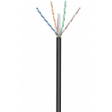 MicroConnect - Bulk cable - 100 m - UTP - CAT 6 - outdoor, solid - black