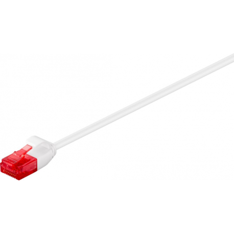 MicroConnect - Network cable - RJ-45 (M) to RJ-45 (M) - 3 m - UTP - CAT 6 - stranded - white - 0