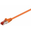 MicroConnect - Network cable - RJ-45 (M) to RJ-45 (M) - 25 m - 6 mm - SFTP - CAT 6 - halogen-free, round, stranded - orange