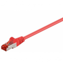 MicroConnect - Network cable - RJ-45 (M) to RJ-45 (M) - 25 m - 6 mm - SFTP - CAT 6 - halogen-free, round, stranded - red