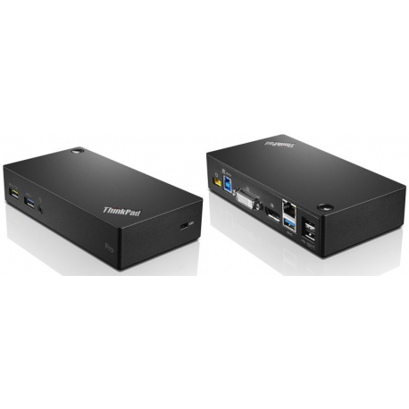 Lenovo ThinkPad USB 3.0 Ultra Dock - Docking station - USB - GigE - 45 Watt - Denmark - for ThinkPad L540; T440; T450; T540; T550; W540; X240; X250; ThinkPad Yoga; ThinkPad Yoga 15 - 0