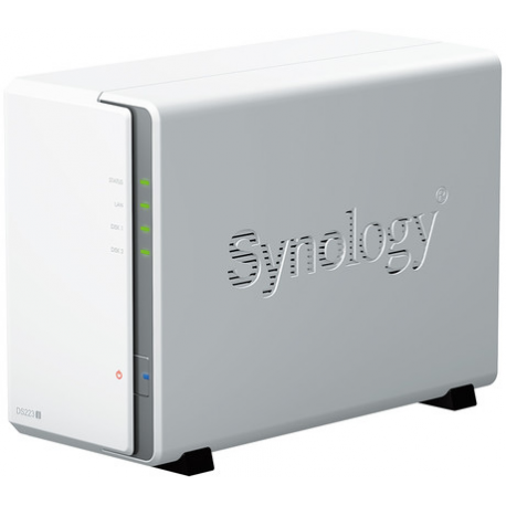 Synology Disk Station DS223J - NAS server - SATA 6Gb / s - RAID RAID 0, 1, JBOD - RAM 1 GB - Gigabit Ethernet - iSCSI support - 2