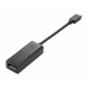 HP - External video adapter - USB-C - DisplayPort - for Workstation Z2, Z2 G5, Z2 G8, Z2 G9, Z4 G4, Z6 G4, Z8 G4