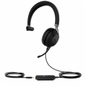 Yealink UH38 Mono Team Without Battery - Headset - on-ear - wireless, wired - USB-A - noise isolating - black - Certified for Microsoft Teams