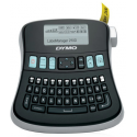 DYMO LabelMANAGER 210D - Labelmaker - B / W - thermal transfer - Roll (1.2 cm) - 180 dpi - cutter - 1 line printing, 2 line printing - black, silver