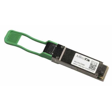 MikroTik - QSFP28 transceiver module - 100GbE - LC / UPC single-mode - up to 2 km - 1271-1331 nm - 0