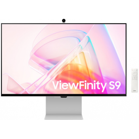 Samsung ViewFinity S9 S27C902PAU - S90PC Series - LED monitor - Smart - 27" - 5120 x 2880 5K @ 60 Hz - IPS - 600 cd / m² - 1000:1 - 5 ms - Mini DisplayPort, Thunderbolt 4 - speakers - silver, metal silver - 0