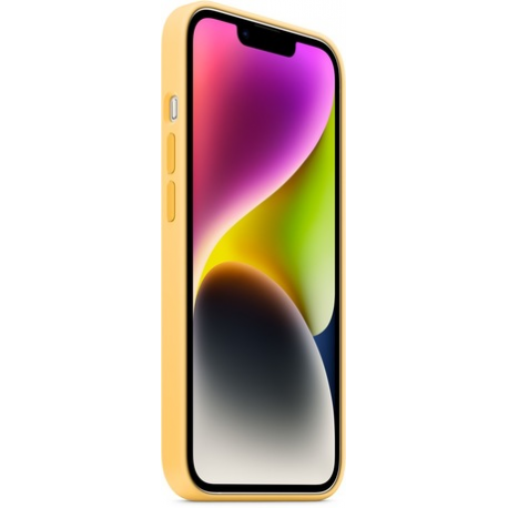 Apple - Back cover for mobile phone - MagSafe compatibility - silicone - storm blue - for iPhone 15 Plus - 2