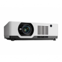 NEC PE506UL - 3LCD projector - 5200 lumens - WUXGA (1920 x 1200) - 16:10 - 4K - zoom lens - LAN - white