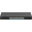 NETGEAR Smart MS324TXUP - Switch - 2+ / L3 Lite - smart - 24 x 100 / 1000 / 2.5G (PoE++) + 4 x 10 Gigabit SFP+ (uplink) - desktop, rack-mountable - PoE++ (720 W)