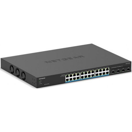 NETGEAR Smart MS324TXUP - Switch - 2+ / L3 Lite - smart - 24 x 100 / 1000 / 2.5G (PoE++) + 4 x 10 Gigabit SFP+ (uplink) - desktop, rack-mountable - PoE++ (720 W) - 1