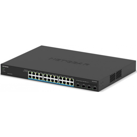 NETGEAR Smart MS324TXUP - Switch - 2+ / L3 Lite - smart - 24 x 100 / 1000 / 2.5G (PoE++) + 4 x 10 Gigabit SFP+ (uplink) - desktop, rack-mountable - PoE++ (720 W) - 2