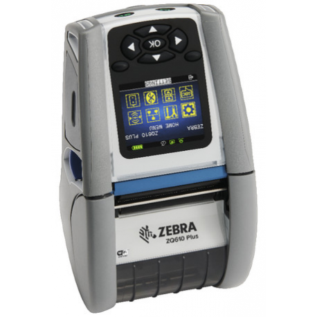Zebra ZQ600 Series ZQ610 Plus-HC - Label printer - direct thermal - Roll (5.54 cm) - 203 dpi - up to 115 mm/sec - Wi-Fi(ax), Bluetooth 5.3, USB, RS232C, NFC - 3