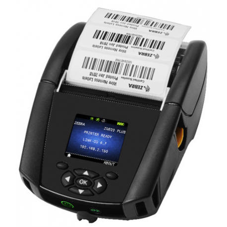 Zebra ZQ600 Series ZQ620 Plus - Label printer - direct thermal - Roll (7.9 cm) - 203 dpi - up to 115 mm/sec - Wi-Fi(ax), Bluetooth 5.0, USB, NFC, RS232C - 1