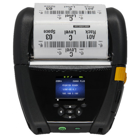 Zebra ZQ600 Series ZQ630 Plus - Label printer - direct thermal - Roll (11.2 cm) - 203 dpi - up to 115 mm/sec - Wi-Fi(ax), Bluetooth 4.2 LE, USB, RS232C, NFC - 2