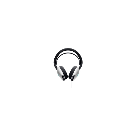 Alienware Gaming Headset AW520H - Headset - full size - wired - USB, 3.5 mm jack - lunar light - 0
