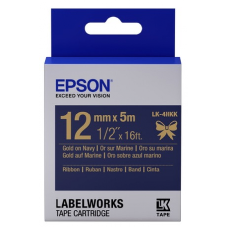 Epson LabelWorks LK-5YBF - Black on fluorescent yellow - Roll (1.8 cm x 9 m) 1 cassette(s) label tape - for LabelWorks LW-1000, 400, 600, 700, 900, K400, Z5000, Z5010, Z700, Z710, Z900 - 0