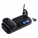 Yealink BH71 Series Workstation Pro - Headset - in-ear - over-the-ear mount - Bluetooth - wireless - USB-A via Bluetooth adapter - Certified for Microsoft Teams