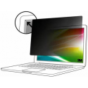 3M - Notebook privacy filter - removable - flip - 13.3" - black