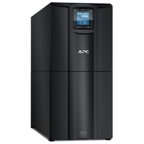 APC Smart-UPS C 3000VA LCD - UPS - AC 230 V - 2100 Watt - 3000 VA - USB - output connectors: 7 - black - 0