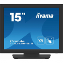 iiyama ProLite - LED monitor - 15" - touchscreen - 1024 x 768 - VA - 350 cd / m² - 2500:1 - 18 ms - HDMI, VGA, DisplayPort - speakers - black, matte